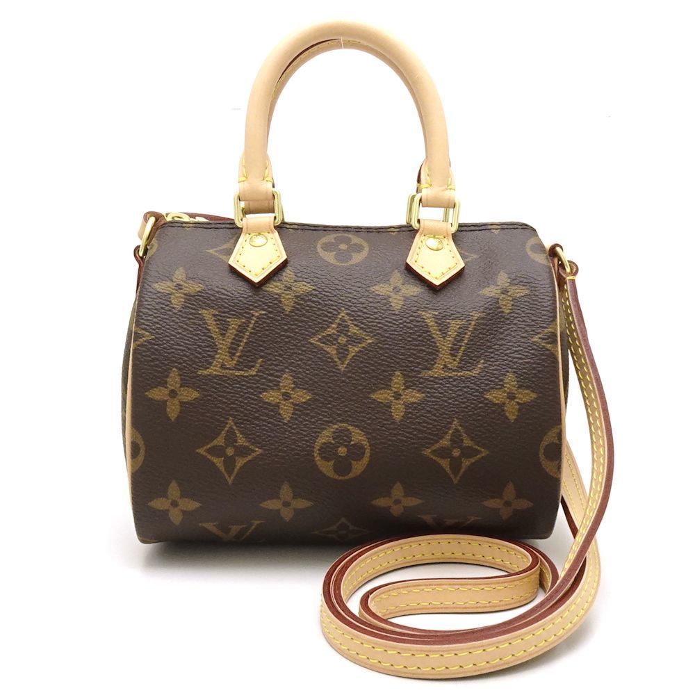 Louis Vuitton Monogram Nano Speedy Brown Mini Bag